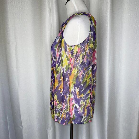 Cabi Style #730 Petal Chiffon Wrap Tank - Picture 3 of 7